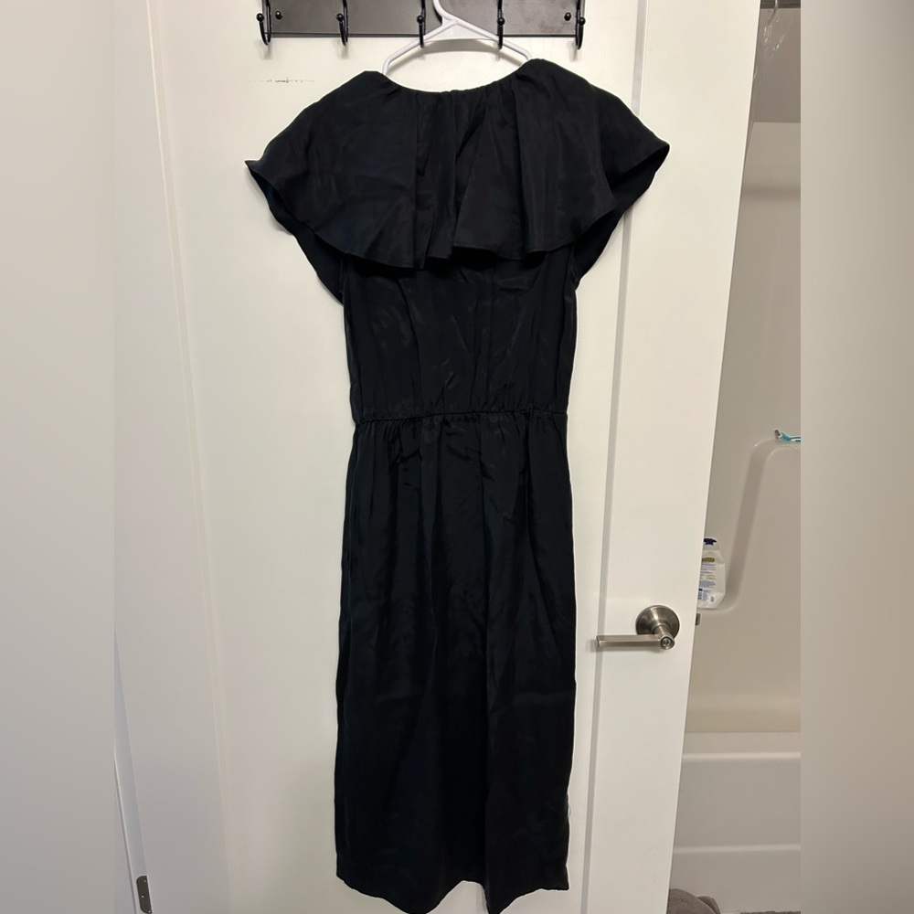 NWT Zara Ruffled Sleeveless Midi Dress - Picture 8 of 10